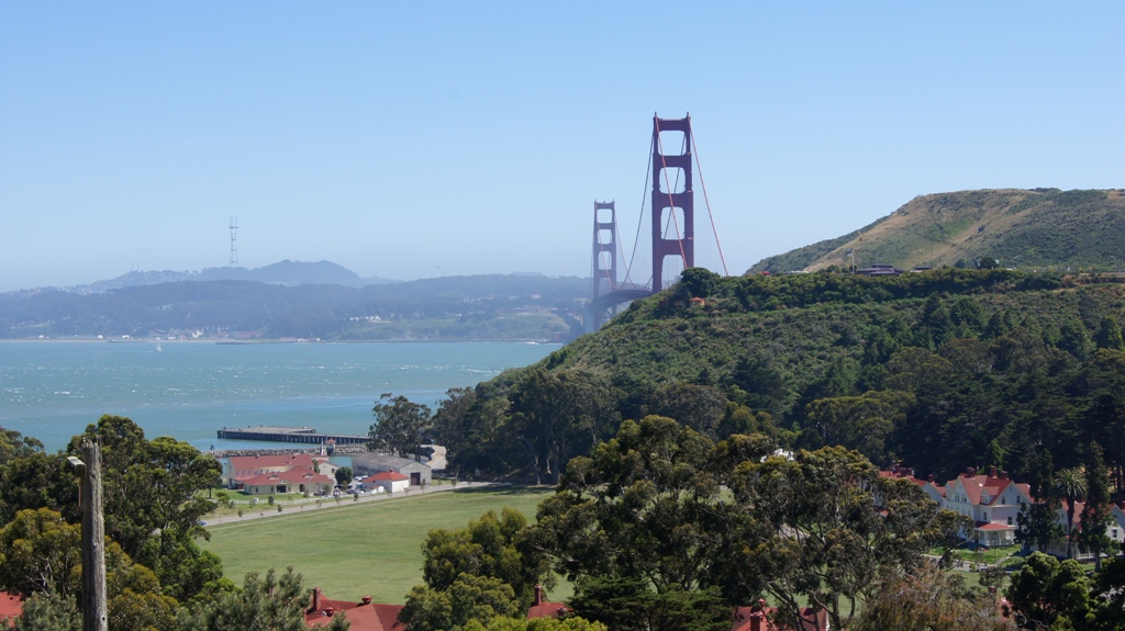 Сан-Франциско - Золотые ворота (San Francisco Golden Gate bridge California June 2011), Калифорния, -  Путешествие по Калифорнии, заметки путешественника, Июнь 2011 год.
